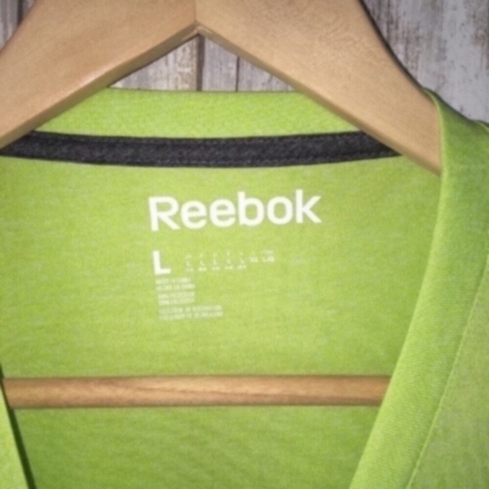 Reebok Lime Green Loose Fit Tee - Picture 3 of 4
